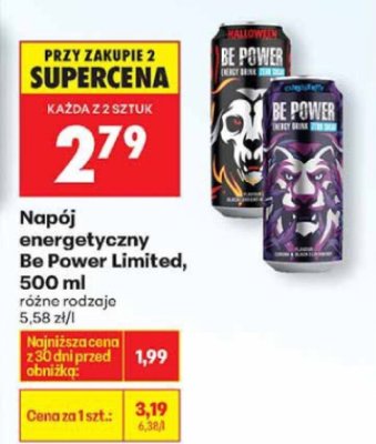 Napój energetyczny 500ml różne rodzaje promocja w Biedronka