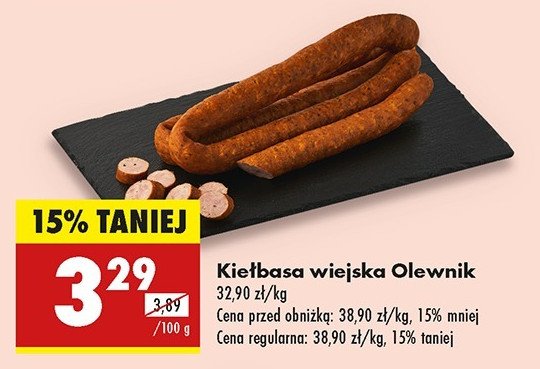 Kie艂basa wiejska Olewnik promocja