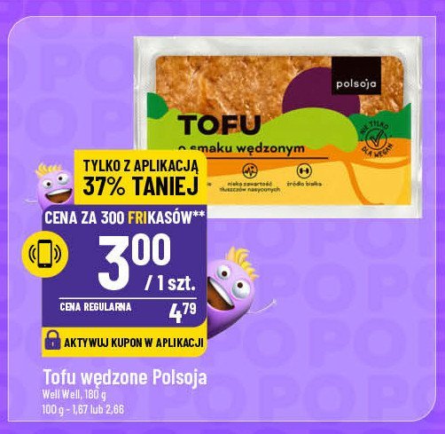 Tofu wędzone Polsoja promocja