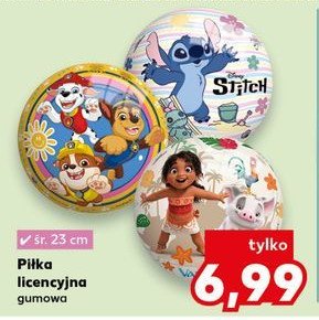 Piłka gumowa psi patrol promocja w Kaufland
