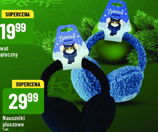 Nauszniki pluszowe promocja w POLOmarket