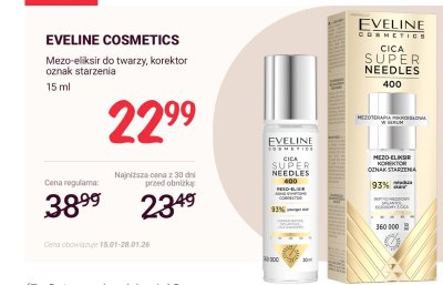 Mezo-eliksir do twarzy korektor oznak starzenia promocja w Rossmann