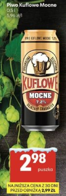 Piwo Kuflowe Mocne promocja w Delikatesy Centrum