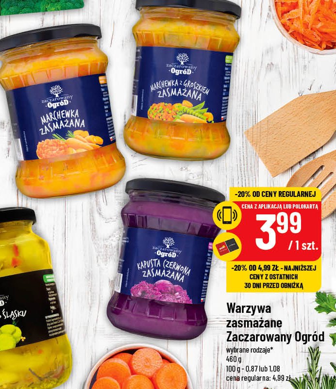 Marchewka z groszkiem zasma偶ana Zaczarowany ogr贸d promocja