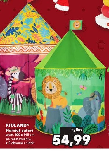Namiot safari 100 x 145 cm Kidland promocja