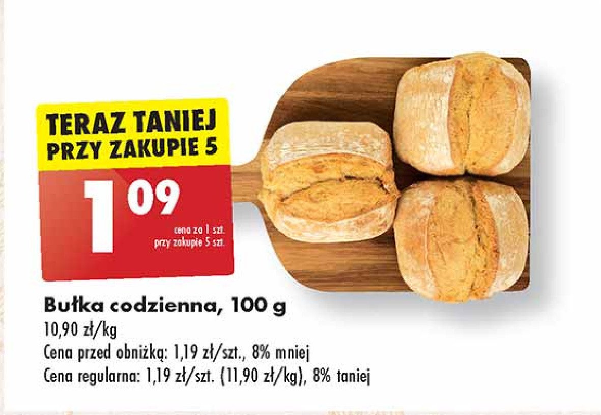 Bułka codzienna promocja