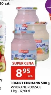 Jogurt malinowy Ehrmann almighurt promocja