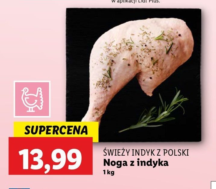 Noga z indyka Świeży indyk z polski promocja