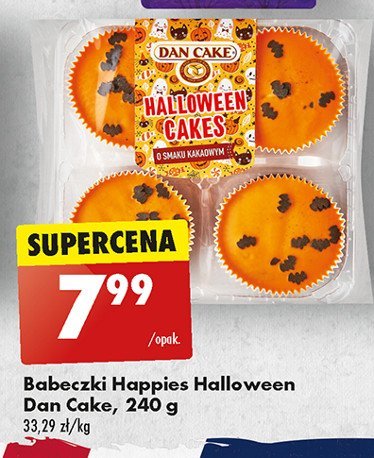 Babeczki kakaowe halloween Dan cake promocja