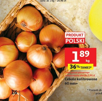 Cebula promocja w Auchan