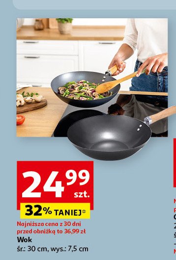 Wok 30 cm promocja