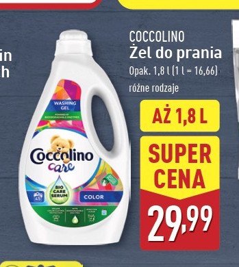 Żel do prania color Coccolino care promocja