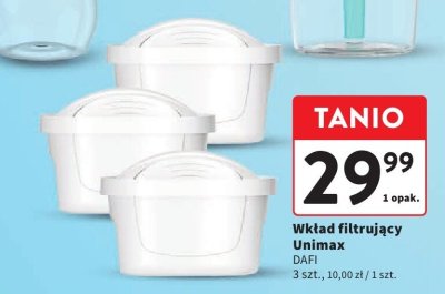 Wkład filtrujący Unimax DAFI promocja w Intermarche