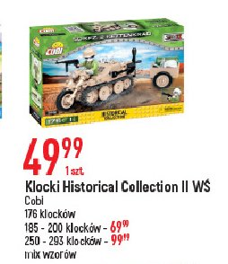 Klocki historical collection world war ii 185-200 el. Cobi promocja