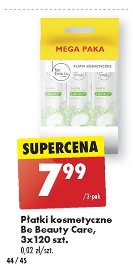 Płatki kosmetyczne rumianek Be beauty care promocja