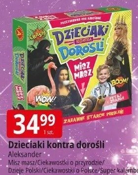 Gra Dzieciaki kontra dorośli promocja w Leclerc