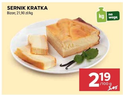 Sernik kratka  promocja w Stokrotka