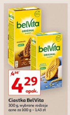 Ciastka zboża i mleko Belvita promocja