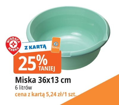 Miska 36x13 cm 6 litrów promocja w Leclerc