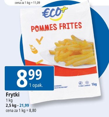 Frytki ECO+ promocja w Leclerc