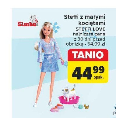 Lalka z małymi kocietami STEFFI LOVE promocja