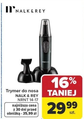 Trymer do nosa NALK & REY NRNT 14-17 promocja w Carrefour