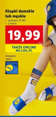 Klapki męskie lidl Livergy promocja
