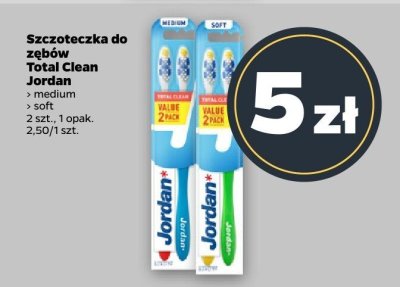 Szczoteczka do zębów Total Clean soft promocja w Netto