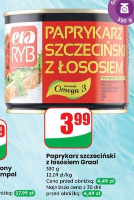 Paprykarz szczeciński z łososiem  promocja w Dino