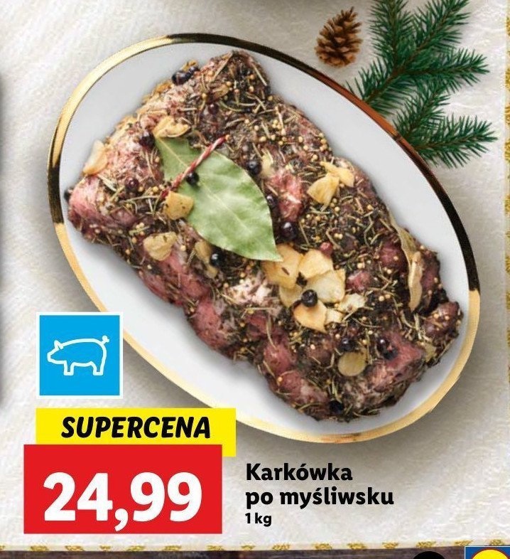 Karkówka po myśliwsku promocja w Lidl