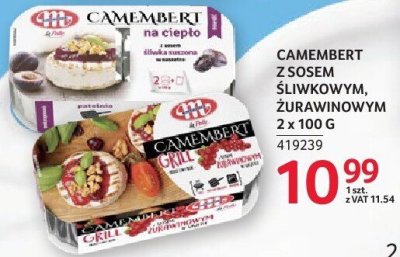 Camembert z sosem śliwkowym, żurawinowym Mlekovita 2x100g promocja w Selgros