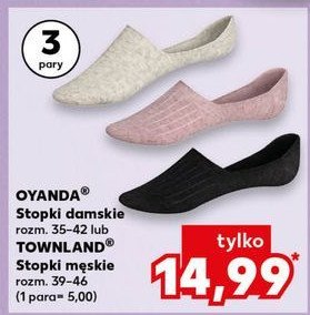 Stopki damskie 35-42 Oyanda promocja w Kaufland