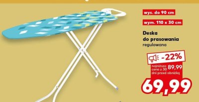 Deska do prasowania regulowana promocja w Kaufland