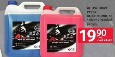 Płyn do chłodnic Active Drive G11/G12 5 L, różowy i niebieski promocja w Selgros