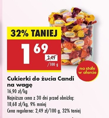 Cukierki owocożelki Candi (biedronka) promocja w Biedronka