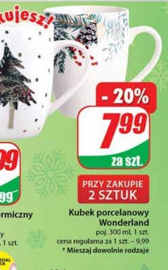 Kubek świąteczny wonderland promocja
