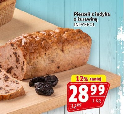 Pieczeń z indyka z żurawiną INDYKPOL promocja w Prim Market