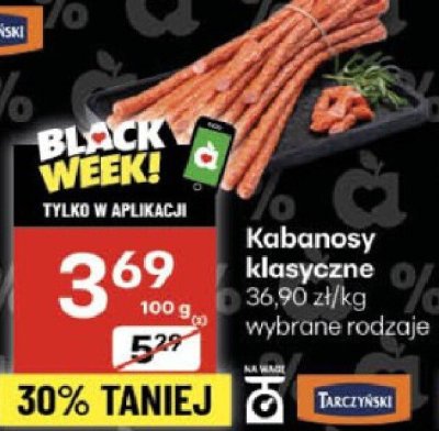 Kabanosy klasyczne wybrane rodzaje promocja w Delikatesy Centrum