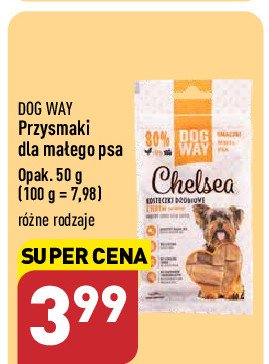 Przysmak dla psa chelsea kosteczki drobiowe z serem Dogway promocja