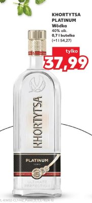 Wódka Platinum 0,7 l  promocja w Kaufland