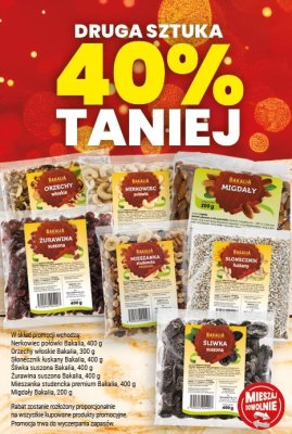 Bakalie żurawina suszona Bakalia promocja w Twój Market