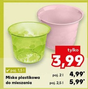 Miska do mieszania 2.5 l promocja w Kaufland