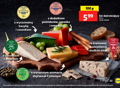 Ser wensleydale z 偶urawin膮 Euroser promocja