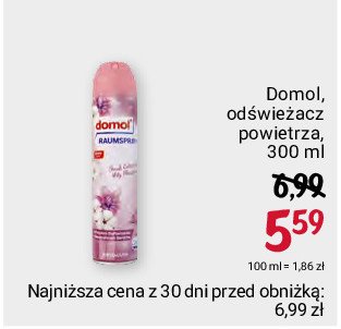 Odświeżacz powietrza fresh cotton & lily blossom Domol promocja