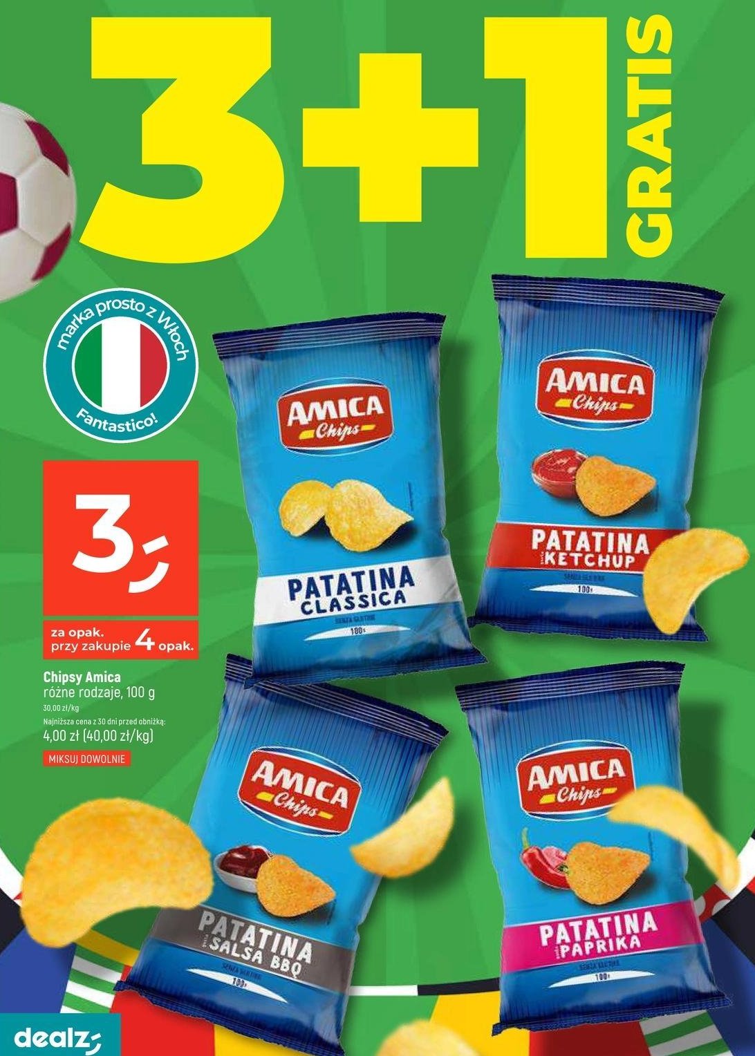 Chipsy ketchips AMICA CHIPS promocja
