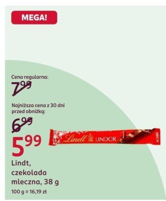 Czekolada mleczna 38 g promocja w Rossmann