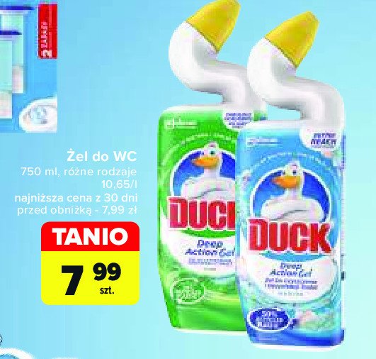 Żel do wc pine Duck promocja w Carrefour