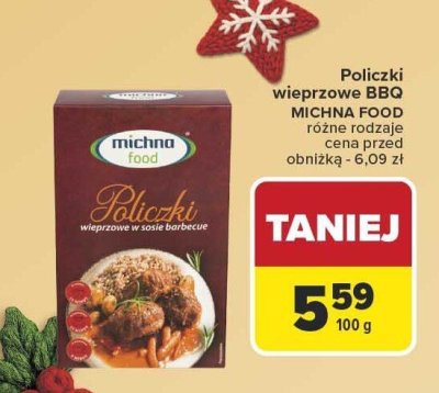 Policzki wieprzowe BBQ Michna Food promocja w Carrefour