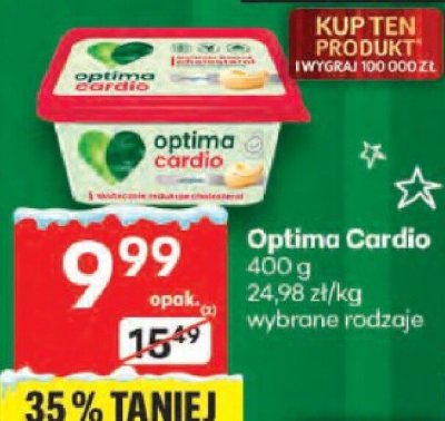 Optima Cardio promocja w Delikatesy Centrum