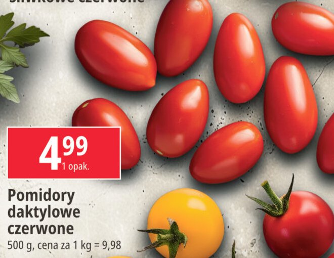 Pomidory daktylowe promocja